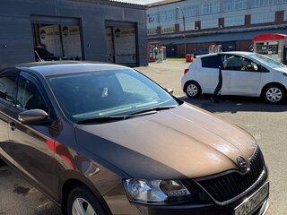 2018 Skoda Rapid I Рестайлинг, коричневый, 1320000 рублей, вид 2