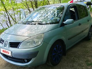 2008 Renault Scenic II Рестайлинг, синий, 500000 рублей, вид 1