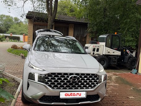 2021 Hyundai Santa Fe IV Рестайлинг, чёрный, 3870000 рублей, вид 1