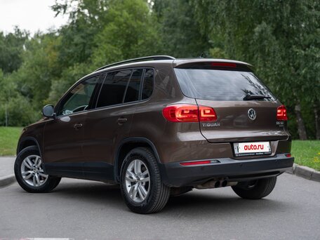 2014 Volkswagen Tiguan I Рестайлинг, коричневый, 1590000 рублей, вид 5