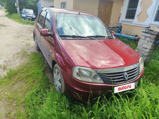 2013 Renault Logan I Рестайлинг, красный, 430000 рублей, вид 1