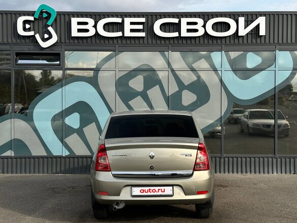 2013 Renault Logan I Рестайлинг, бежевый, 650000 рублей - вид 5