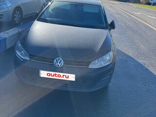 2013 Volkswagen Golf VII, чёрный, 950000 рублей, вид 2