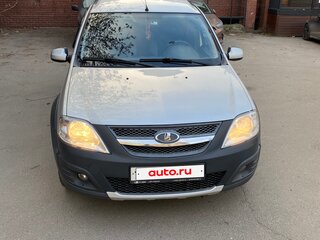 2017 Lada (ВАЗ) Largus Cross I, серебристый, 900000 рублей, вид 2