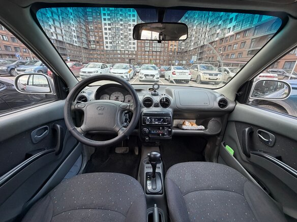 2002 Hyundai Atos Prime, серый, 290000 рублей - вид 10