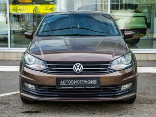 2016 Volkswagen Polo V Рестайлинг, коричневый, 1198000 рублей, вид 2