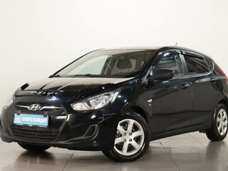 2014 Hyundai Solaris I, чёрный, 959000 рублей, вид 3