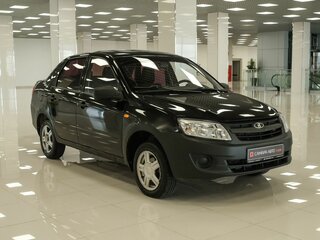 2013 Lada (ВАЗ) Granta I, чёрный, 168000 рублей, вид 3