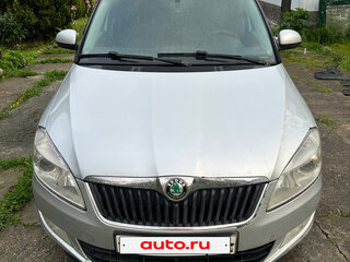 2012 Skoda Fabia II Рестайлинг, серебристый, 525000 рублей, вид 1