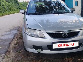 2002 Mazda 323 VI (BJ) Рестайлинг, серебристый, 170000 рублей, вид 1