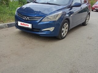 2016 Hyundai Solaris I Рестайлинг, синий, 890000 рублей, вид 1