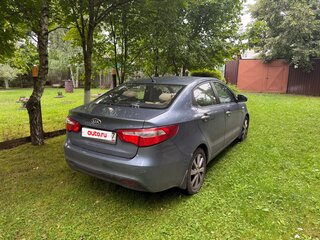2012 Kia Rio 4-speed III, голубой, 1050000 рублей, вид 4