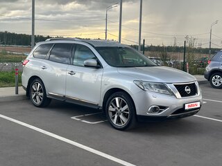 2015 Nissan Pathfinder IV, серебристый, 1750000 рублей, вид 4