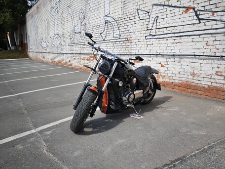 2012 Yamaha XV1100 Virago, чёрный, 350000 рублей, вид 1