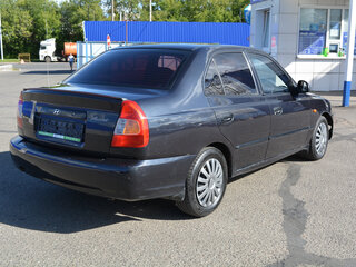 2006 Hyundai Accent ТагАЗ II, чёрный, 299000 рублей, вид 5