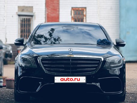 2014 Mercedes-Benz S-Класс 500 Long VI (W222, C217), чёрный, вид 2