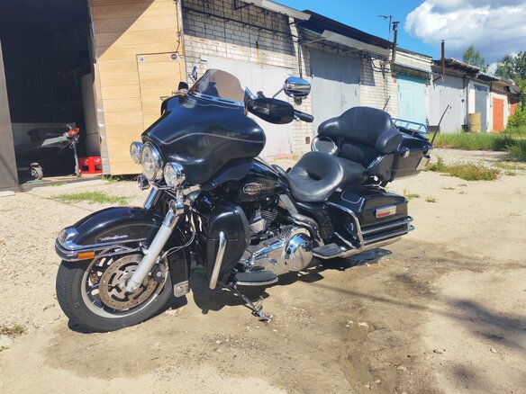 2008 Harley-Davidson Electra Glide, чёрный, 899990 рублей - вид 15