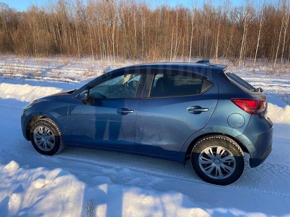 2017 Mazda Demio IV (DJ), синий, 890000 рублей - вид 6