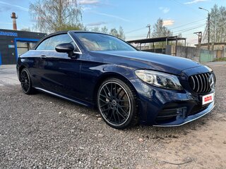 2019 Mercedes-Benz C-Класс 220 d IV (W205) Рестайлинг, синий, 3490000 рублей, вид 3