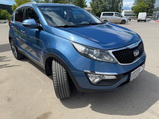 2014 Kia Sportage III Рестайлинг, синий, 1270000 рублей, вид 3