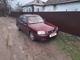 2007 Hyundai Accent ТагАЗ II, красный, 520000 рублей, вид 1