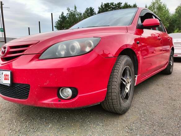2004 Mazda 3 I (BK), красный, 390000 рублей - вид 9