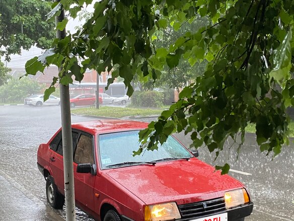 1993 Lada (ВАЗ) 21099, красный - вид 6