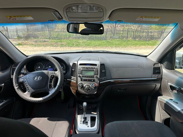 2011 Hyundai Santa Fe II Рестайлинг, серый, 1100000 рублей - вид 9