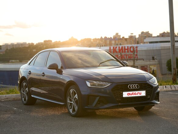 2020 Audi A4 35 TFSI V (B9) Рестайлинг, синий, 3440000 рублей - вид 13