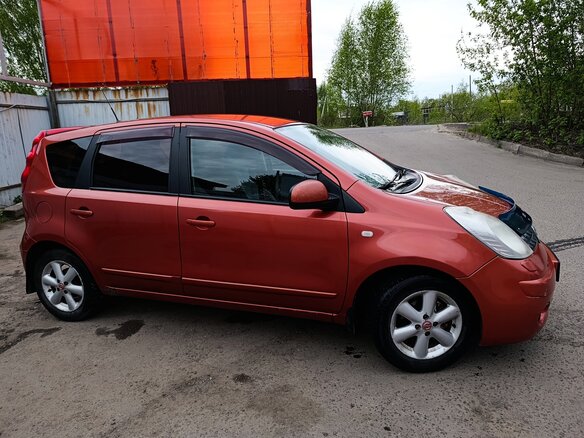 2007 Nissan Note I, оранжевый, 490000 рублей - вид 2