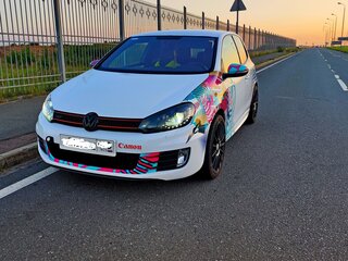 2011 Volkswagen Golf GTI VI, белый, 1400000 рублей, вид 2