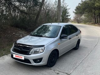 2015 Lada (ВАЗ) Granta I, серебристый, 420000 рублей, вид 1