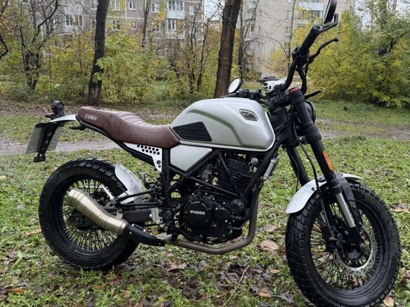 2025 Fuego Scrambler 250, серебристый, 180000 рублей - вид 5