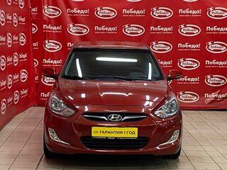 2012 Hyundai Solaris I, красный, 789000 рублей, вид 2
