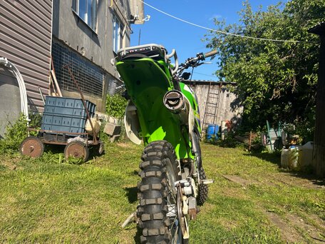 2001 Kawasaki KMX 125, зелёный, 150000 рублей, вид 4
