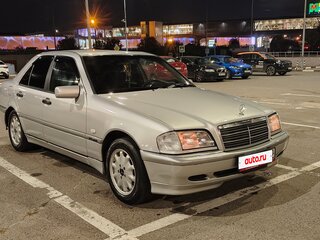 1998 Mercedes-Benz C-Класс 180 I (W202) Рестайлинг, серебристый, 850000 рублей, вид 5