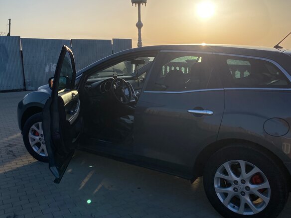 2008 Mazda CX-7 I, серый, 715000 рублей - вид 5