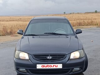 2009 Hyundai Accent ТагАЗ II, чёрный, 395000 рублей, вид 5