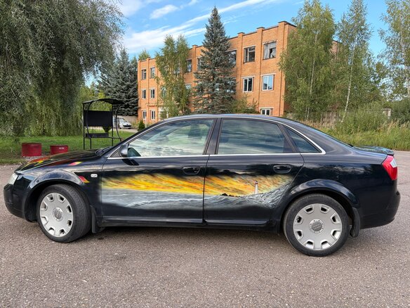 2001 Audi A4 II (B6), чёрный - вид 6