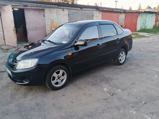 2012 Lada (ВАЗ) Granta I, чёрный, 300000 рублей, вид 1