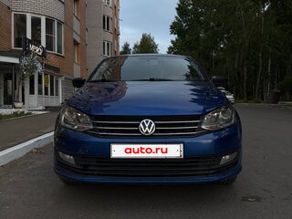 2019 Volkswagen Polo V Рестайлинг, синий, 1000000 рублей, вид 2