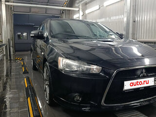2013 Mitsubishi Lancer X Рестайлинг, чёрный, 1300000 рублей, вид 5