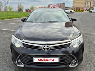 2015 Toyota Camry VII (XV50) Рестайлинг, чёрный, 1950000 рублей, вид 3