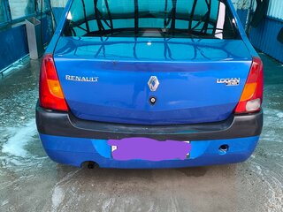 2007 Renault Logan I, синий, 185000 рублей, вид 5