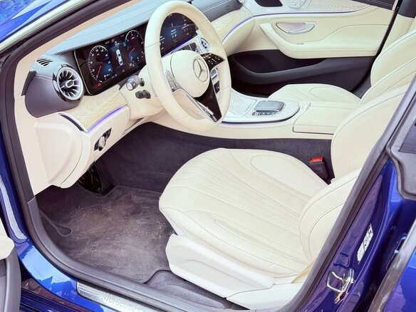 2022 Mercedes-Benz CLS 400 d III (C257) Рестайлинг, синий, 6982043 рублей - вид 11