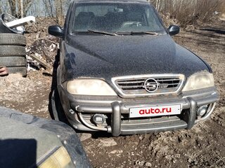 2002 SsangYong Musso I Рестайлинг, чёрный, 160000 рублей, вид 2
