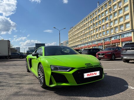 2016 Audi R8 V10 plus II (4S), зелёный, 9999999 рублей, вид 1