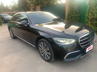 2021 Mercedes-Benz S-Класс 400 d Long 4MATIC VII (W223), чёрный, 10000000 рублей, вид 2
