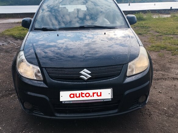 2007 Suzuki SX4 I (Classic), чёрный - вид 2