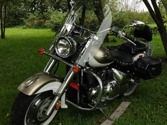 2008 Suzuki Boulevard C90, золотистый, 630000 рублей